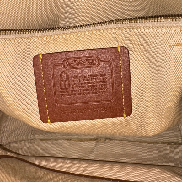 Coach Ergo 33 | 2022 Archive Re-Edition | Glovetanned Leather | Great Condition - Picture 12 of 14